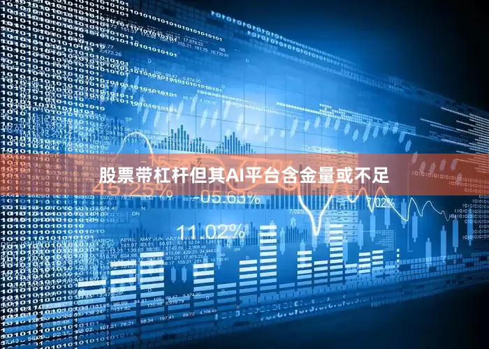股票带杠杆但其AI平台含金量或不足